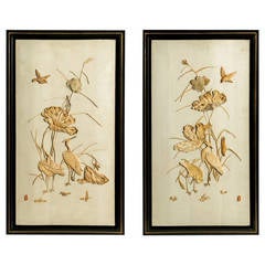 Antique Japanese panels