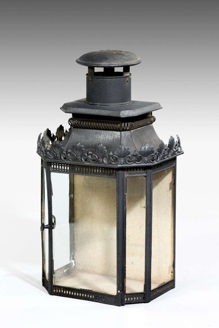 Late 19th century French wall lantern.