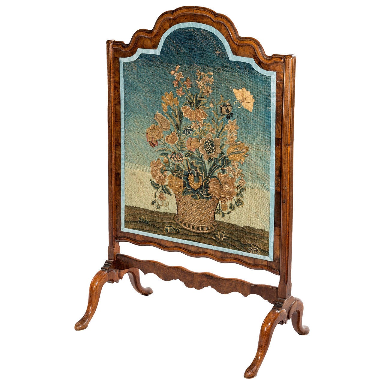 Antique fire screen For Sale at 1stdibs
