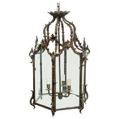 Antique hall lantern