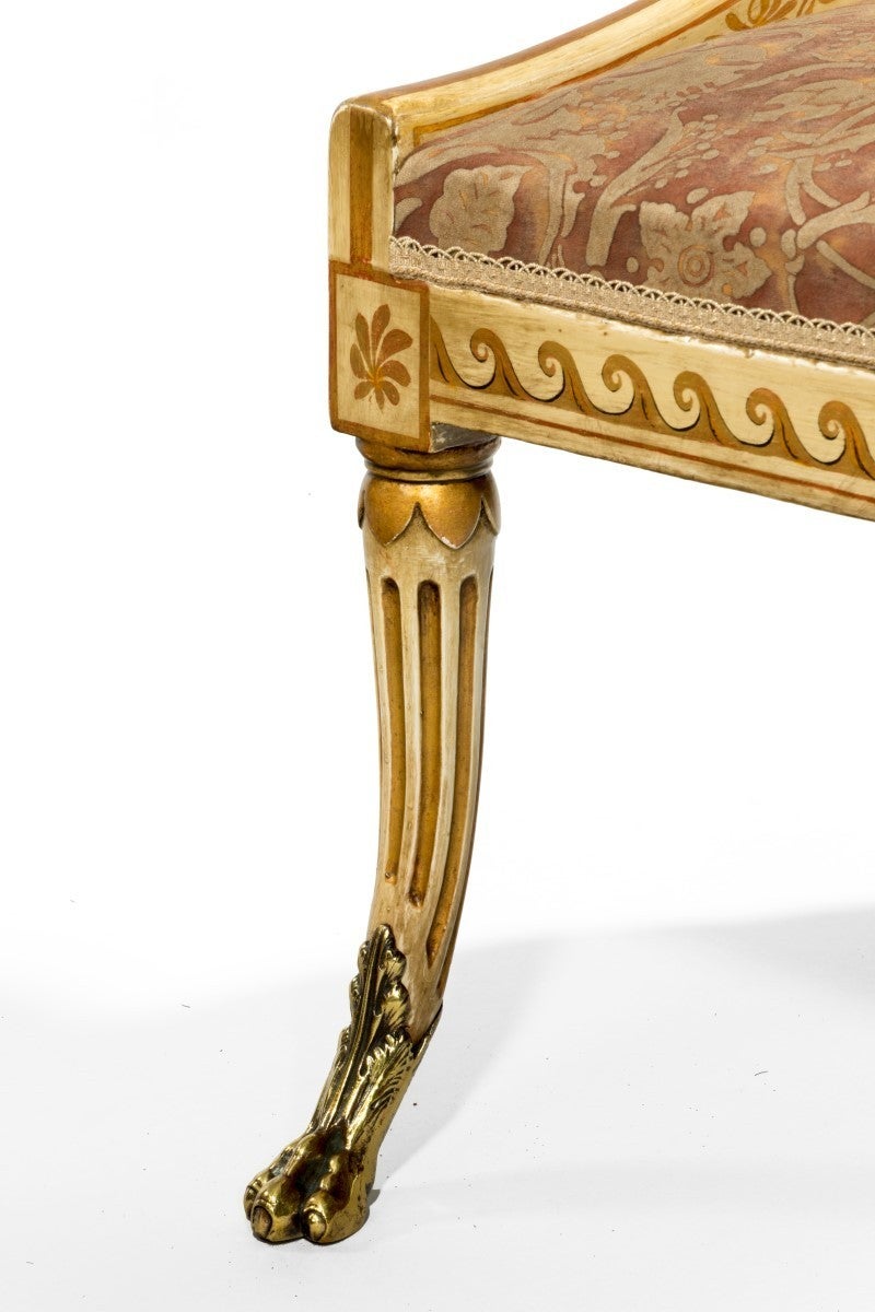 antique roman chair