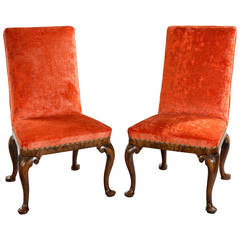 Antique Walnut Side Chairs