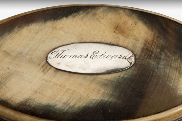 George III Horn Snuff Box For Sale