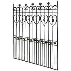 Arts and Crafts iron panel