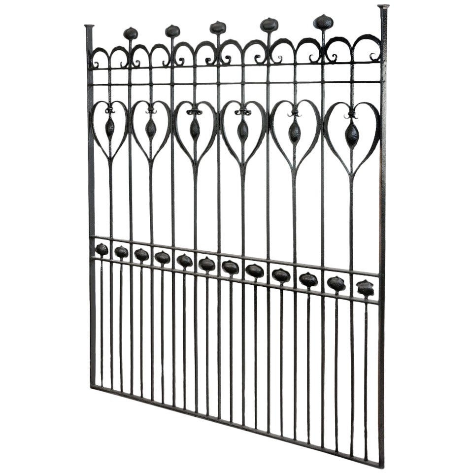 Arts and Crafts iron panel