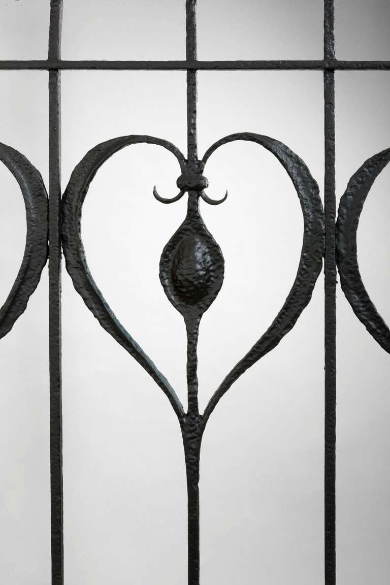 19th Century Arts and Crafts iron panel