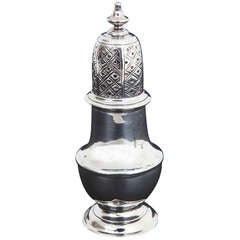 Antique Georgian Silver Pepperette