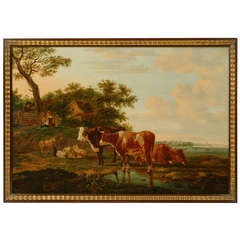Antique Landscape with Cows 6