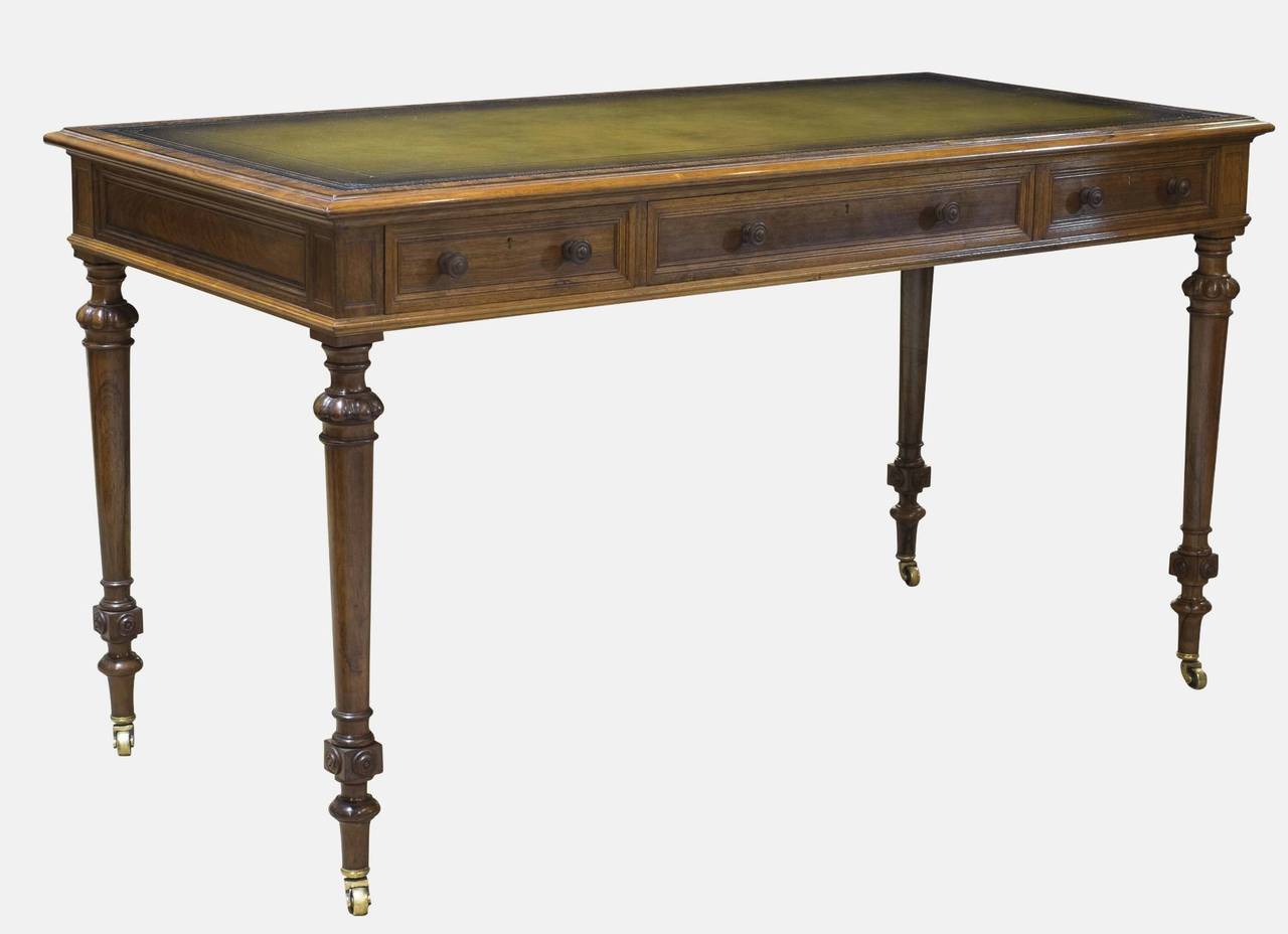 Victorian Rosewood Ladies Desk For Sale
