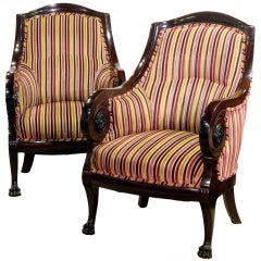 Pair Of Late 19th Century French Armchairs
