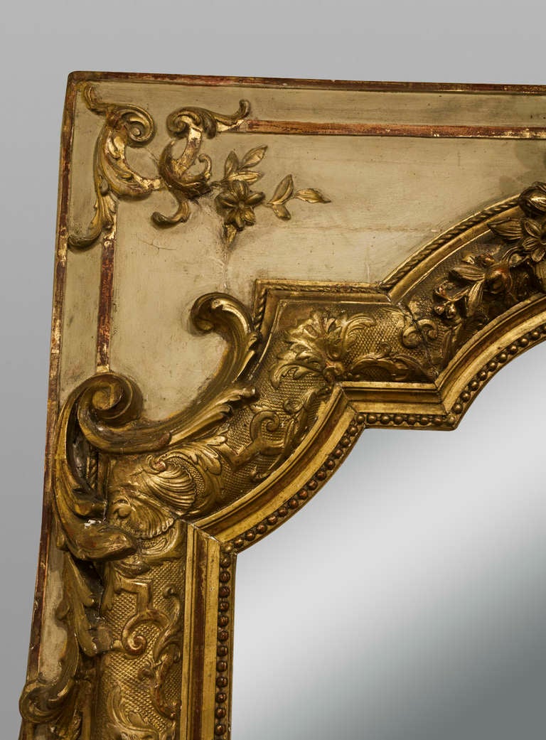 19th Century French Overmantle Gilt Mirror 2