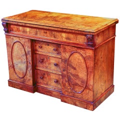 Mid 19th Century Burr Walnut Fold Over Desk Of Fine Quality Mid 19th Century Burr Walnut Fold Over Desk Of Fine Quality