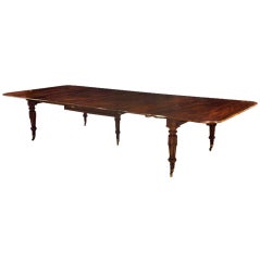Used A Superb Quality Mahogany Dining/Boardroom Table Of Large Proportions