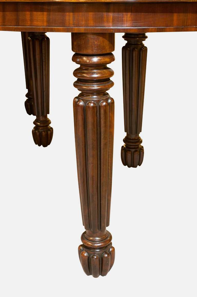 British Pair of Mahogany Console Tables For Sale