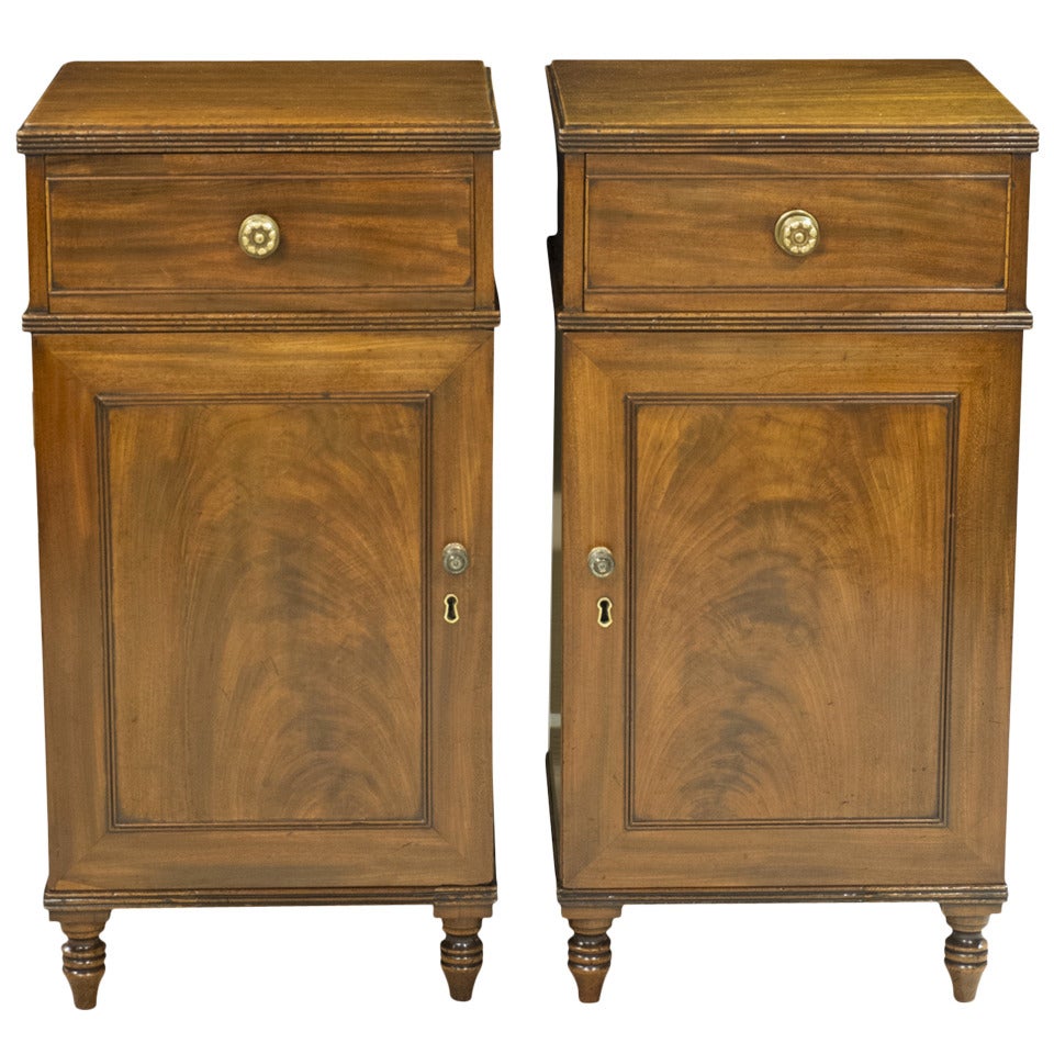 Pair of Cuban Bedside Chests