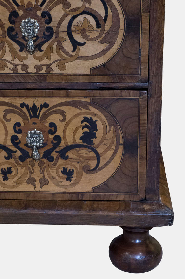 Boxwood William & Mary Chest of Drawers For Sale