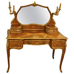 French Louis XV Style Dressing Table
