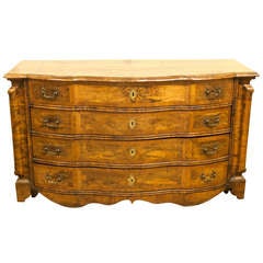 North German Walnut Commode