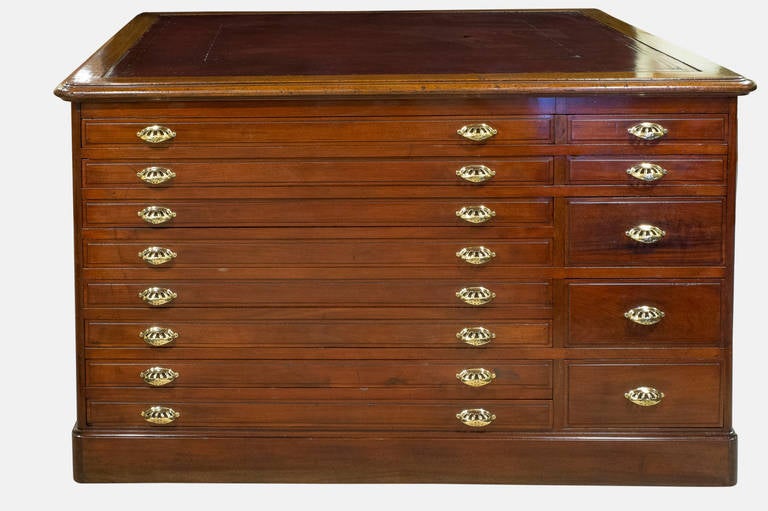 19th Century Collectors or Planners Chest For Sale