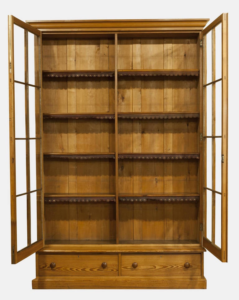 Pitch Pine Bookcase For Sale at 1stDibs
