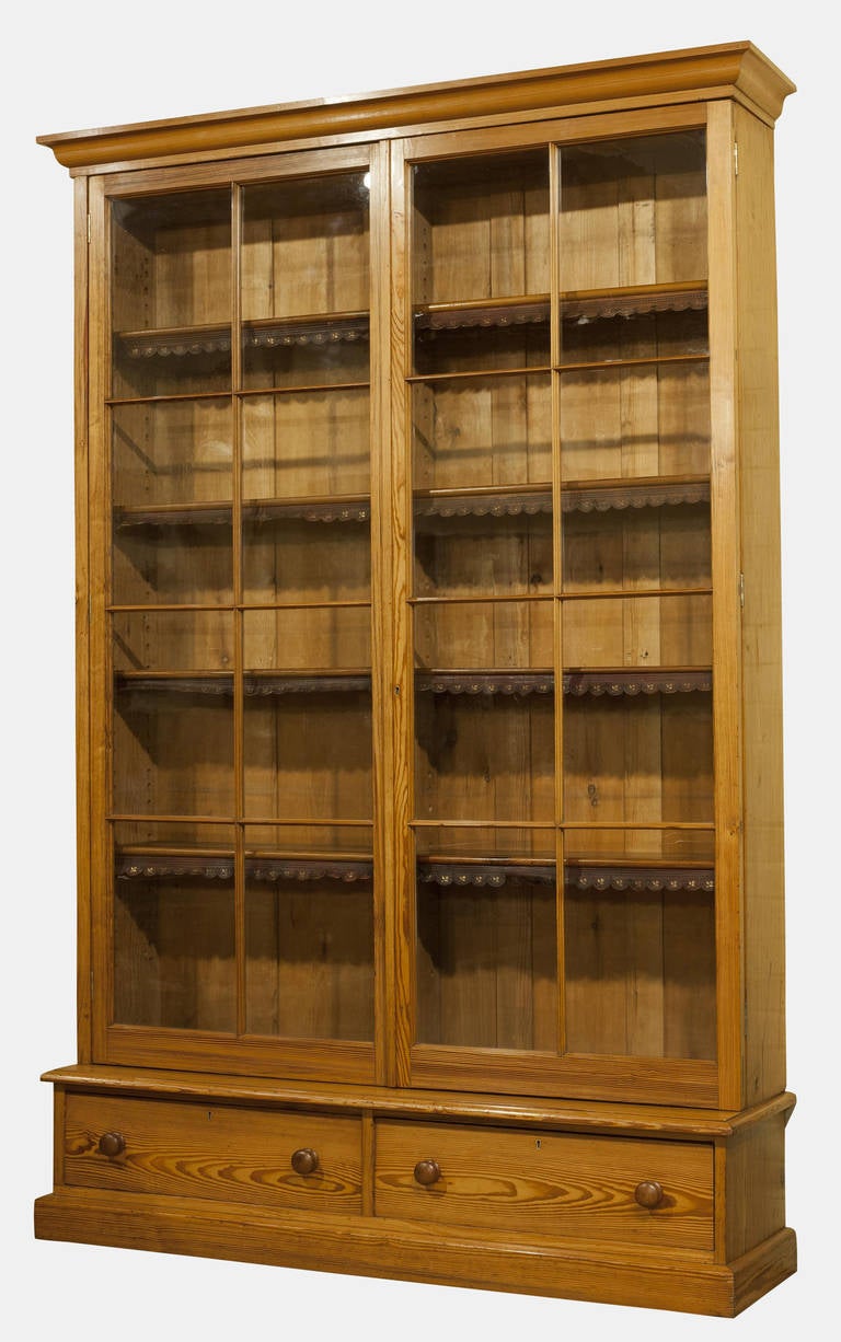 Pitch Pine Bookcase For Sale at 1stDibs