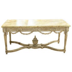 Faux Marble Top Center Table Faux Marble Top Center Table