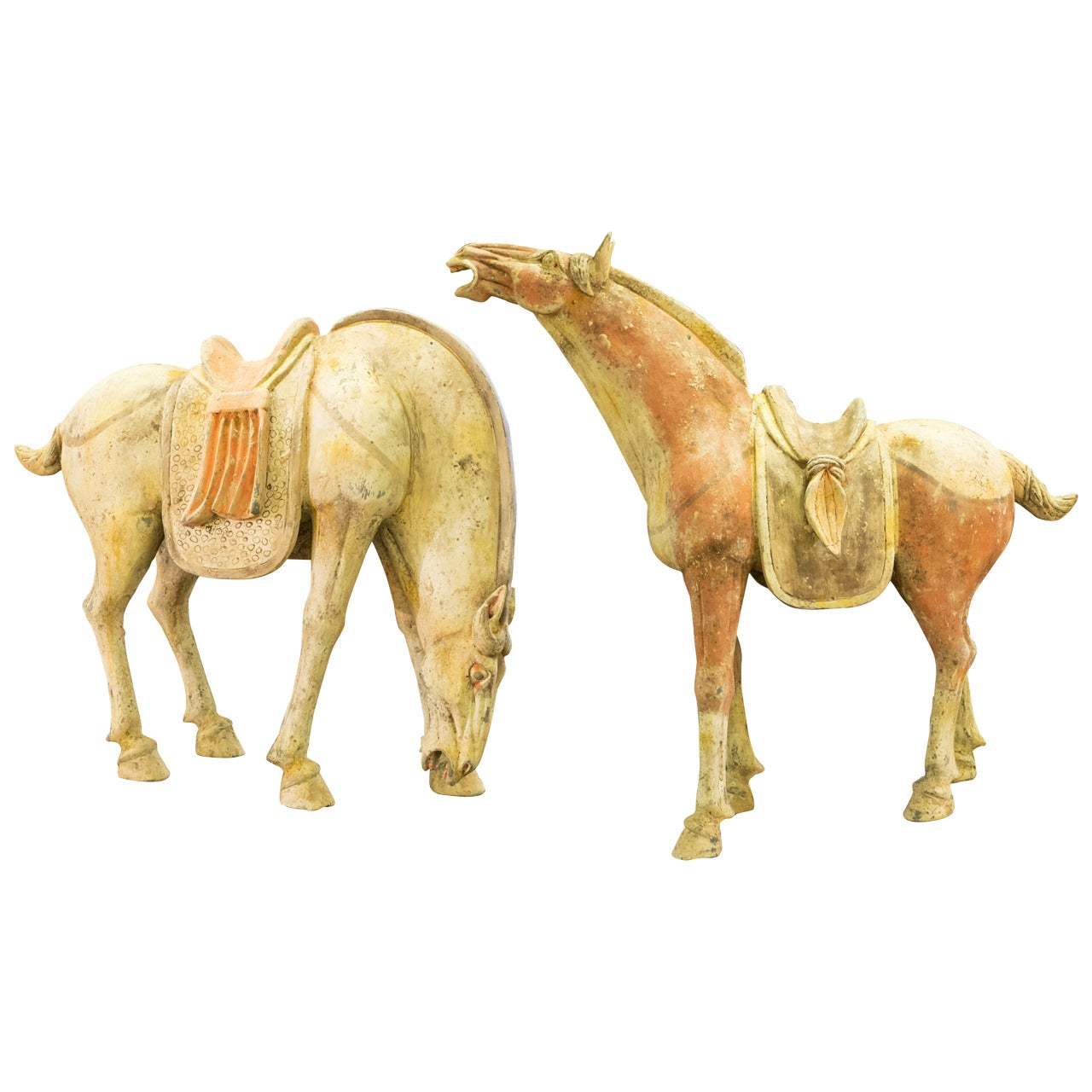 Pair of Chinese Horses, Tang Dynasty