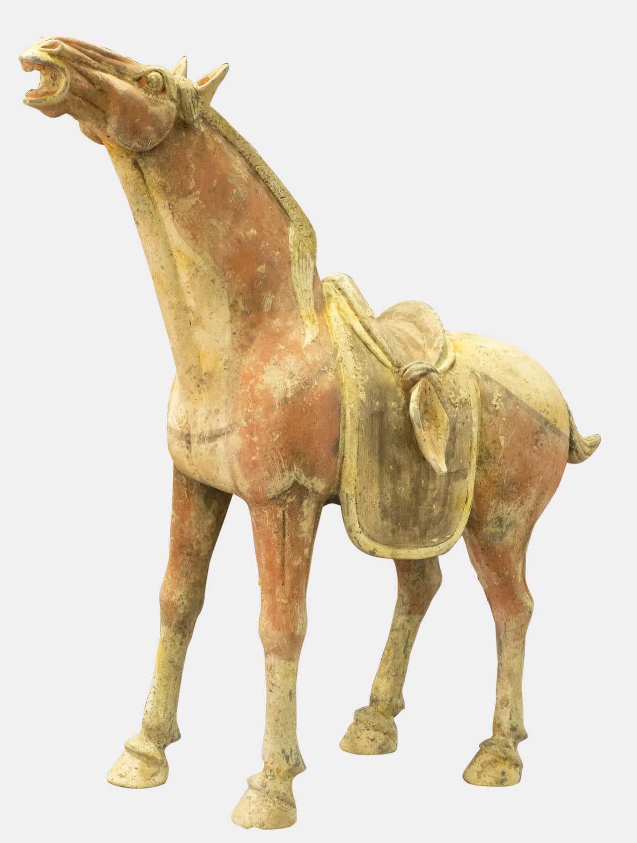 Pair of Chinese Horses, Tang Dynasty at 1stDibs