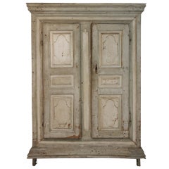 19th Century French Armoire in Original Paint