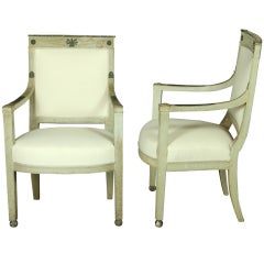 Pair of French Directoire Period Chairs