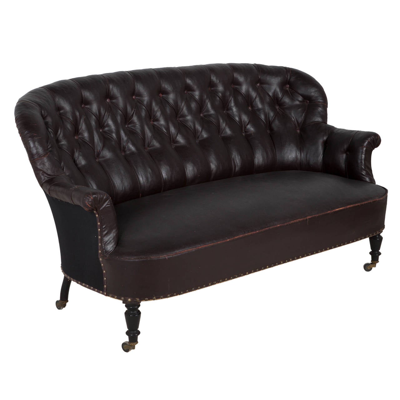19th Century French Leatherette Sofas