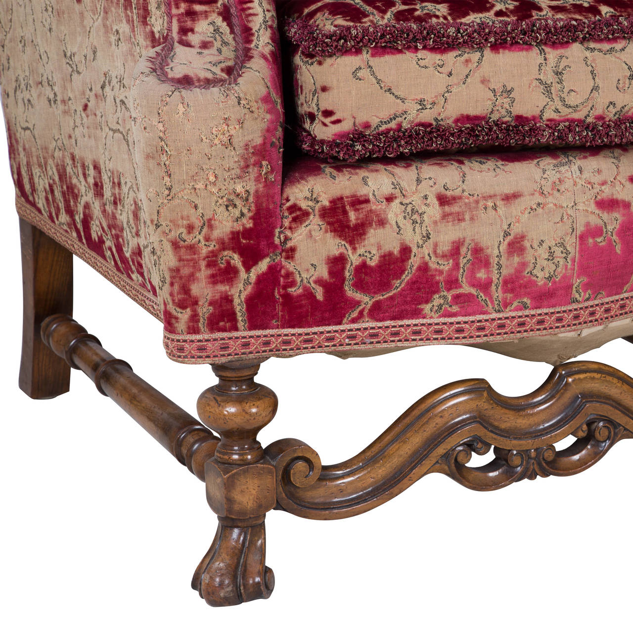 19th Century Wonderful Scale Carolean Style Sofa