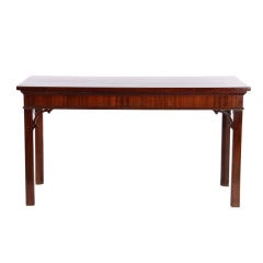 Antique 18th Century Chippendale Period Mahogany Console