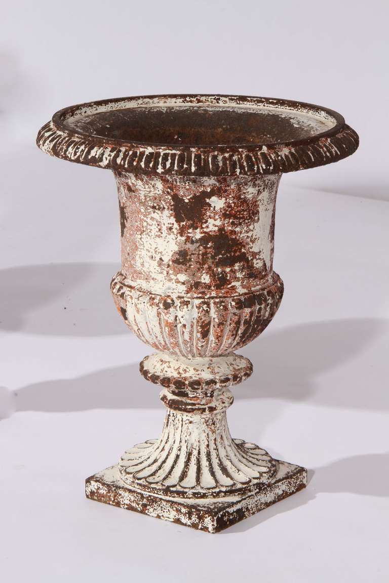 four 19th Century French Iron Urns 1