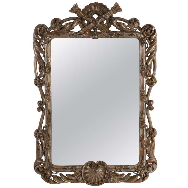Silver Gilt Rococo Mirror at 1stdibs