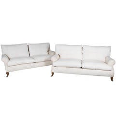 Pair of Country House Sofas