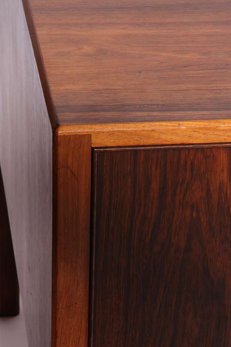Danish 1960's/70's Rosewood Desk by Ole Wanscher In Excellent Condition In Gloucestershire, GB