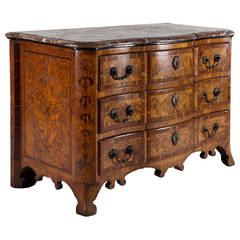 French Burr Ash Commode