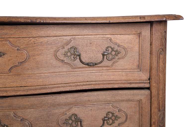 18th Century and Earlier Late 18th Century French Oak Commode