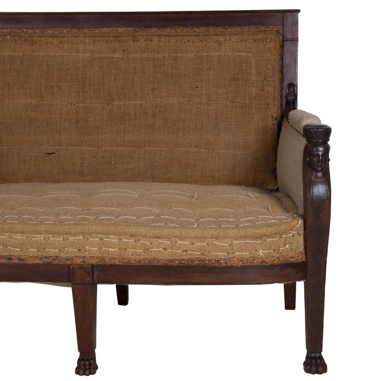 Mahogany Early 19th Century French Sofa