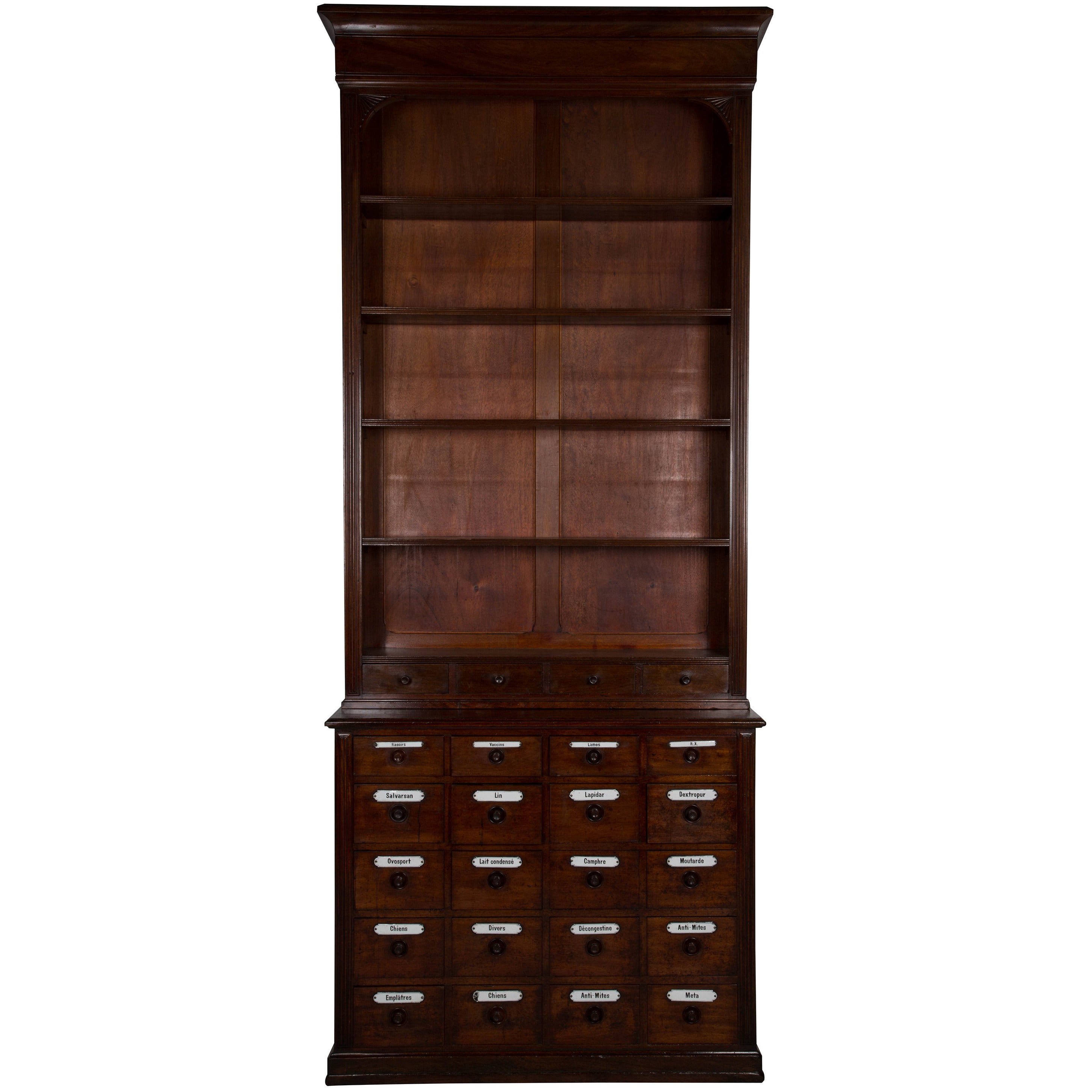 A Mahogany Parmacy Cabinet