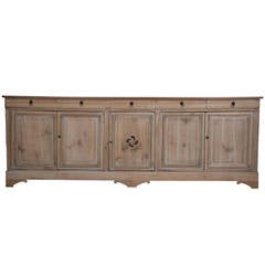 A Pale Cherry Enfilade Cabinet