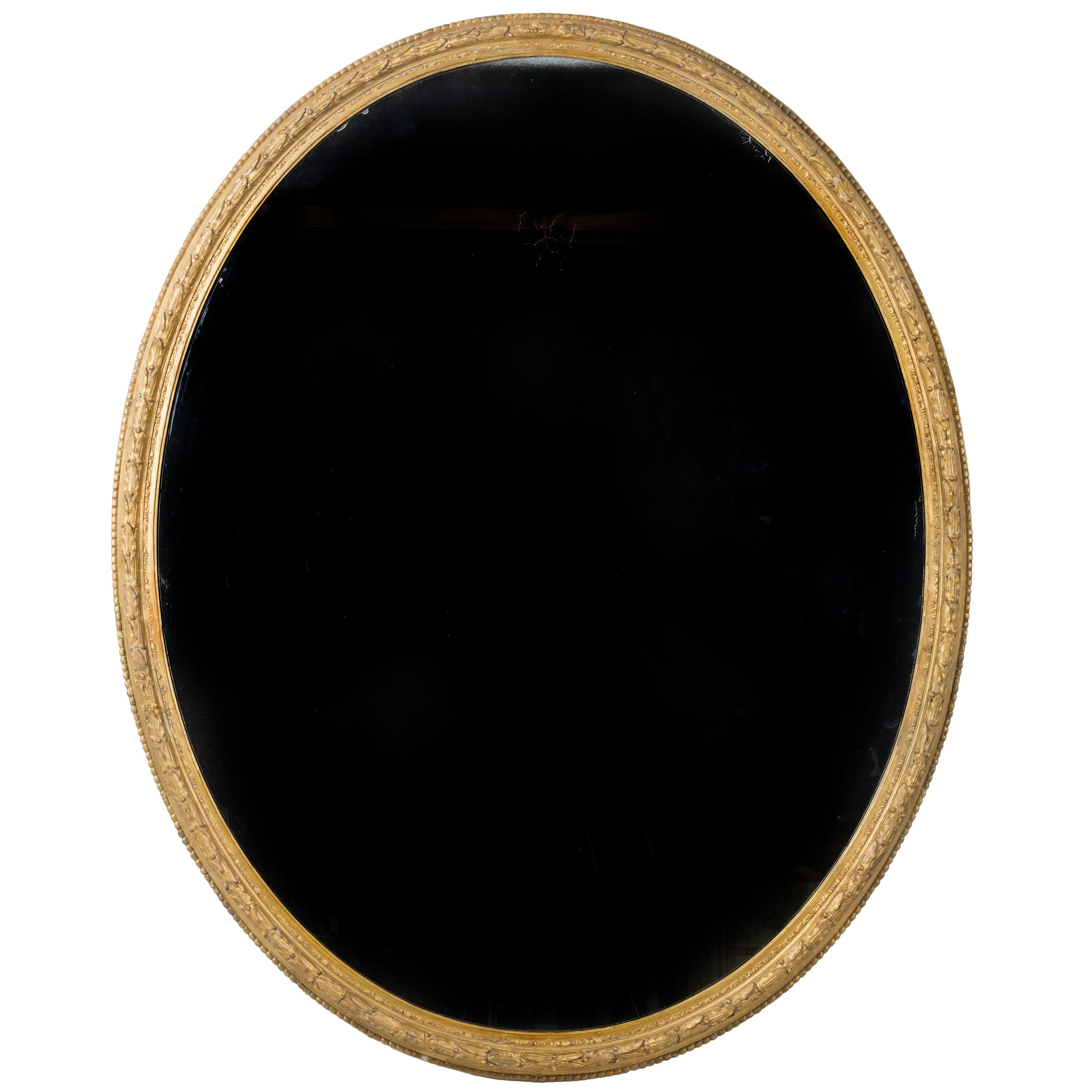 Regency Period Oval Gilt Mirror