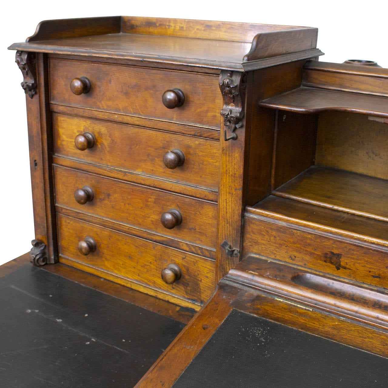 Oak Dickens Desk, Attributed to Gillows 1