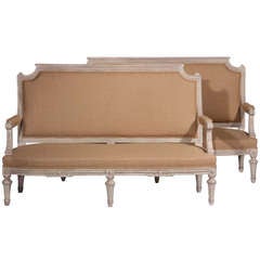 Pair of Louis XVI Revival Sofas