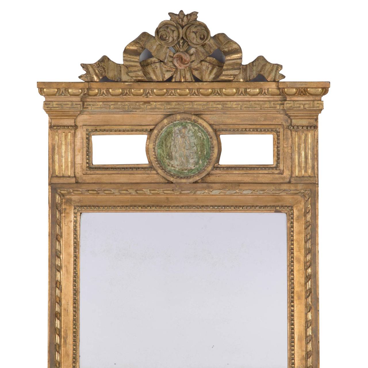 Large Gustavian period mirror circa 1810.