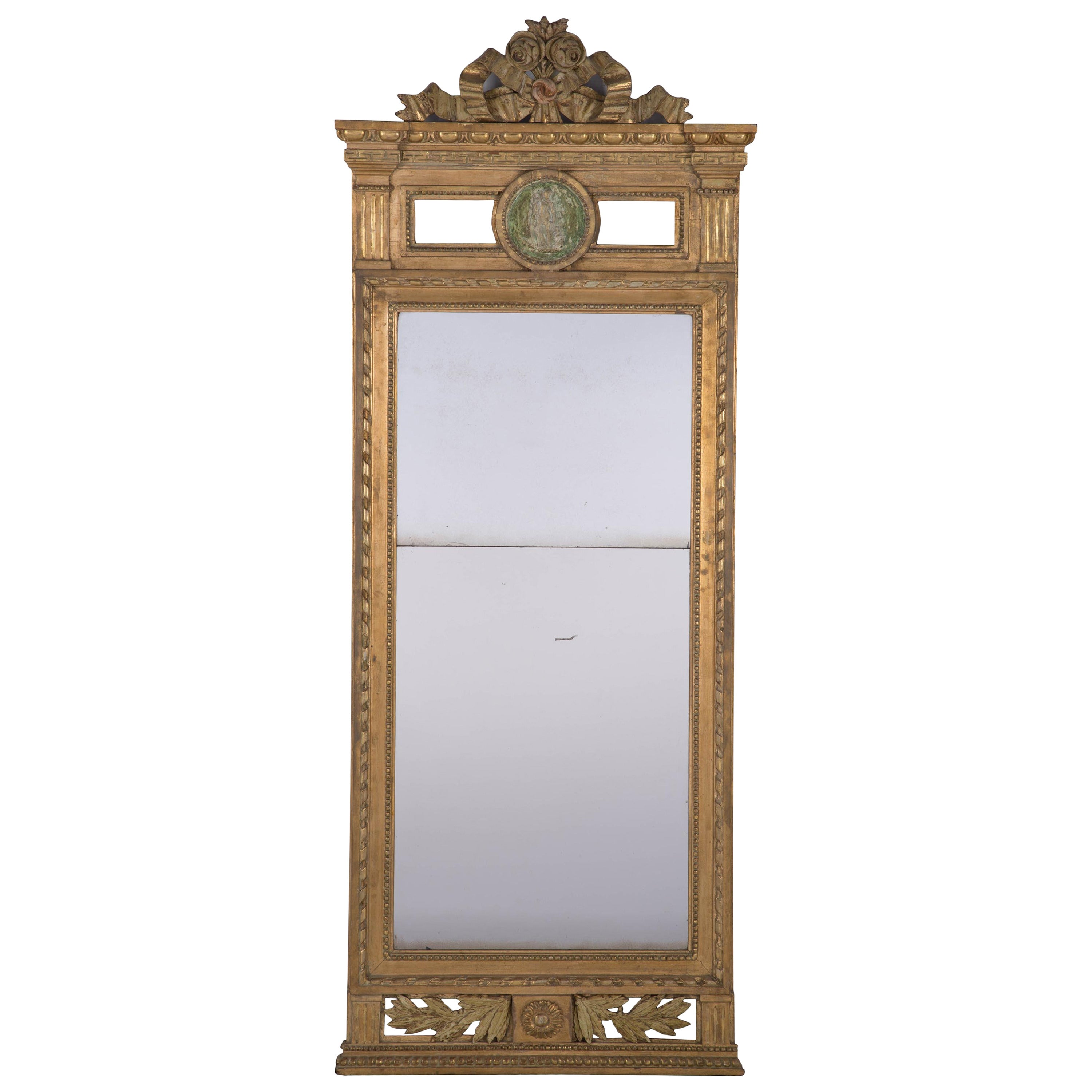 Large Gustavian Mirror