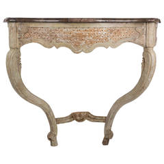 Carved and Painted Console, circa 1760