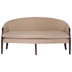 George III Mahogany Framed Sofa 8