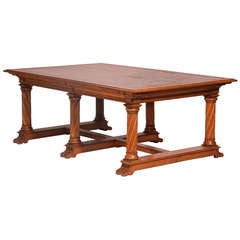 Oak Library Table